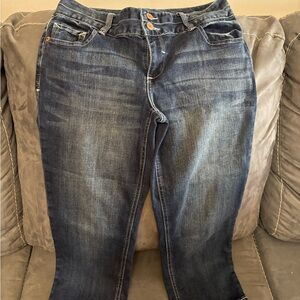 Maurices Dark Blue Straight Leg Jeans